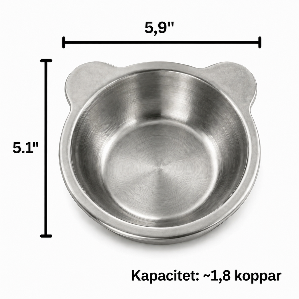 Vovena™ Ergonomisk 15° Matskål