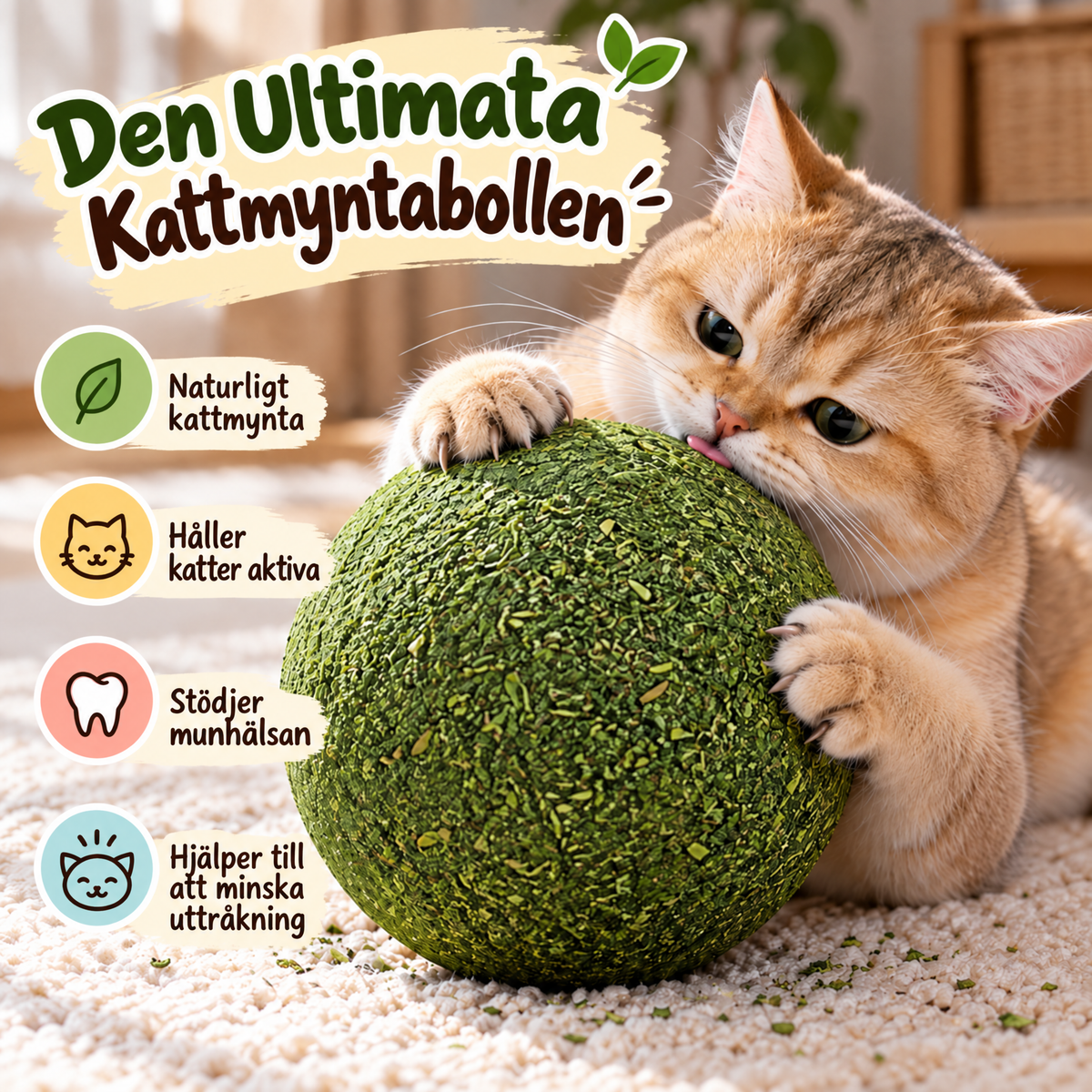 Vovena™ Kattmynta Aktivitetsboll